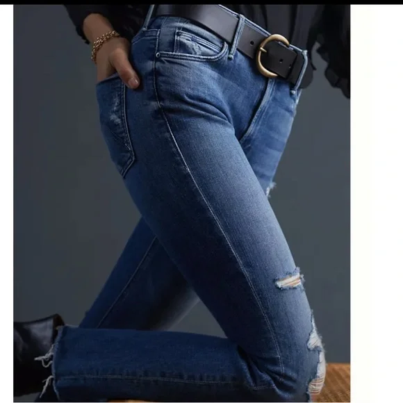 Mother Dazzler Ankle Fray in Weekend warrior size 27